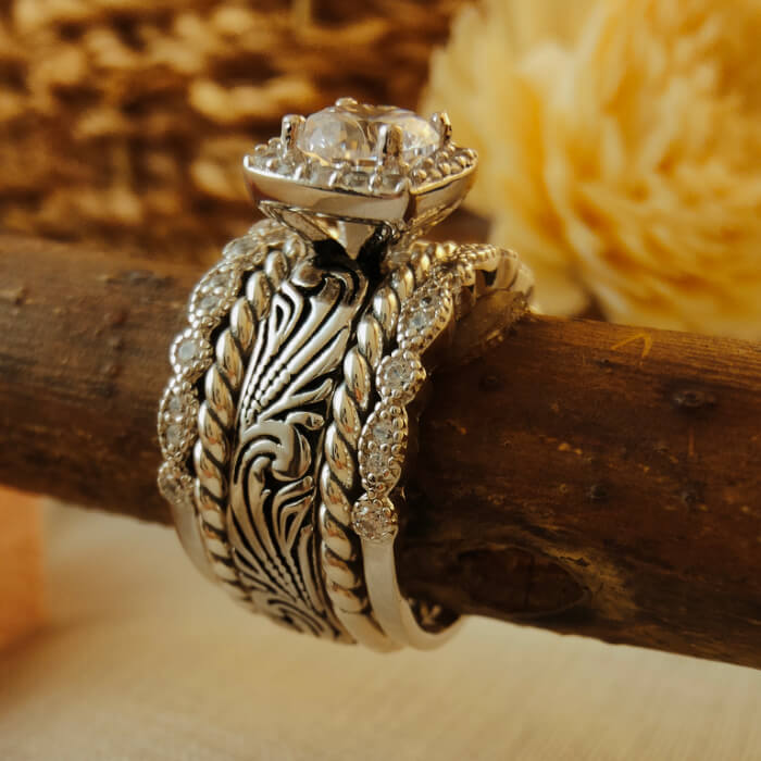 Western Wedding Bands Cheapest Place To Buy Wedding Rings Women's