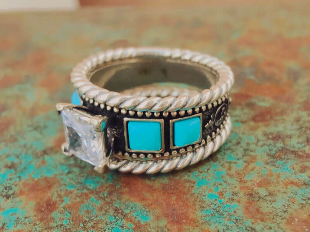 Turquoise Women Wedding Rings: Unique and Symbolic Styles – Retro Turquoise