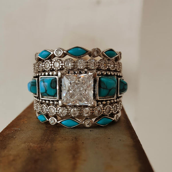 Western Jewelry | Turquoise & Opal Rings – Retro Turquoise