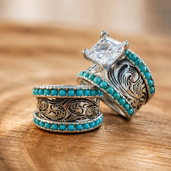 Turquoise Rings | Genuine Sterling Silver & Western Styles | Retro