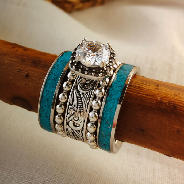 Rings – Retro Turquoise