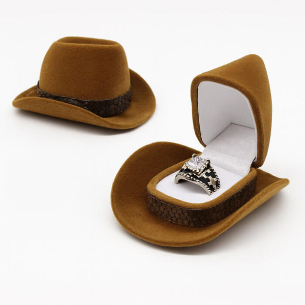 Western Hat Ring Box