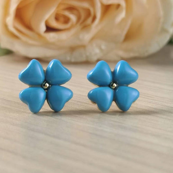 S925 Silver Clover Earring Stud Earrings