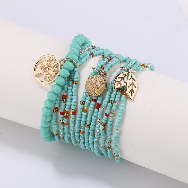 Bohemian Handmade Multilayer Bead Bracelet